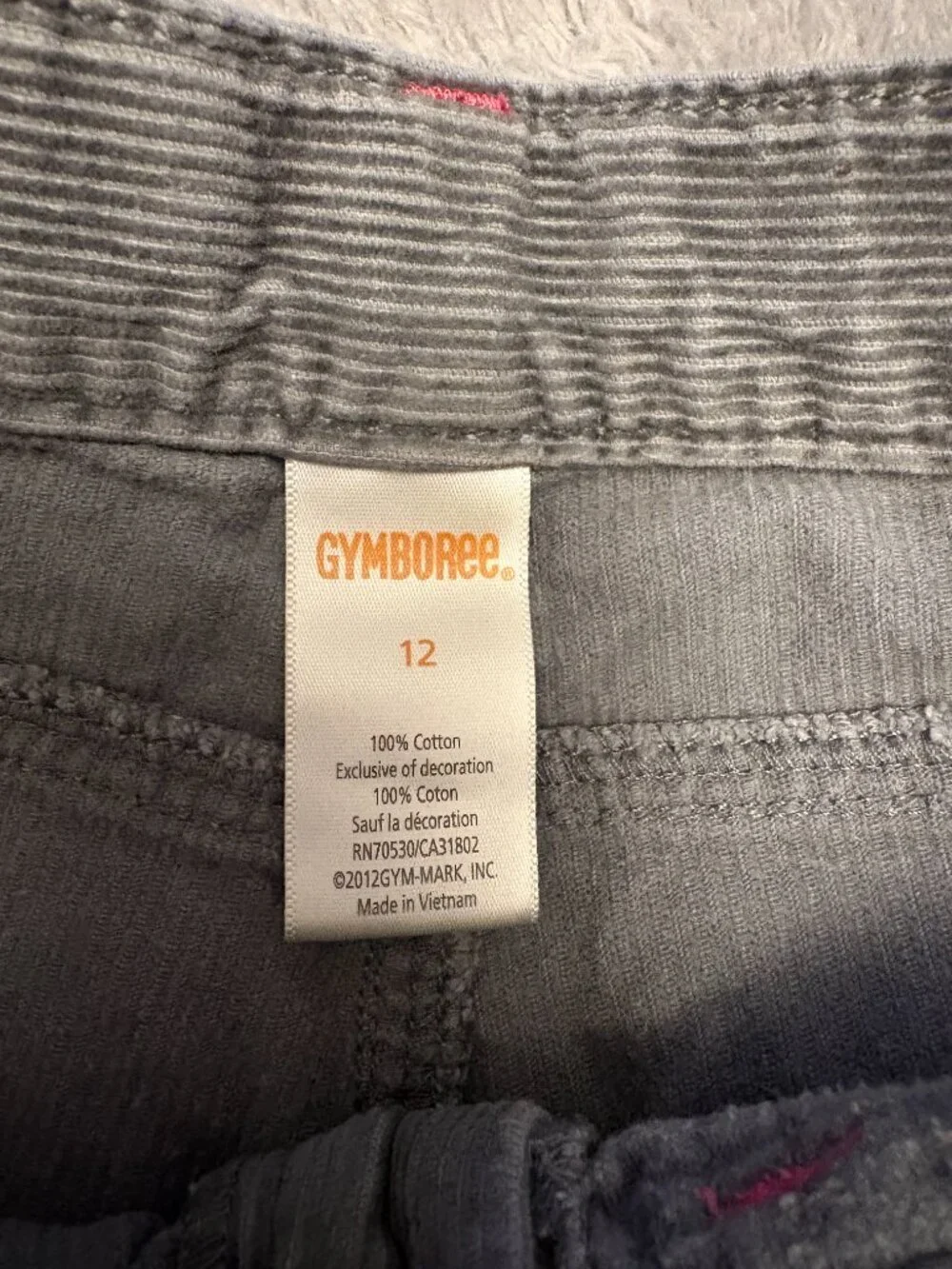 Vintage Gymboree Wide Leg Pants with Embroidery Size 12